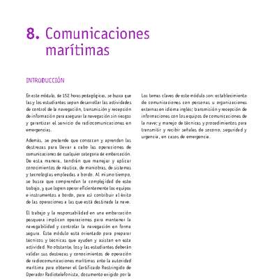 Módulo 08 - Comunicaciones marítimas