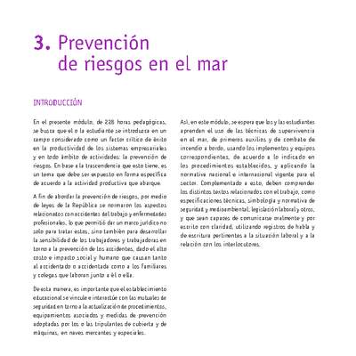 Módulo 03 - Prevención de riesgos en el mar