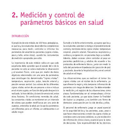 Módulo 02 - Medición y control de parámetros básicos en salud