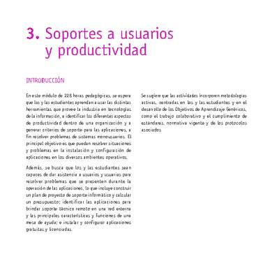 Módulo 03 - Soporte a usuarios y productividad