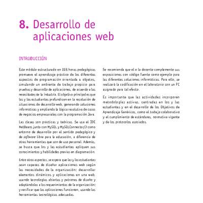 Módulo 08 - Desarrolo de aplicaciones web