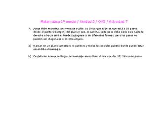 Matemática 1 medio-Unidad 2-OA5-Actividad 7
