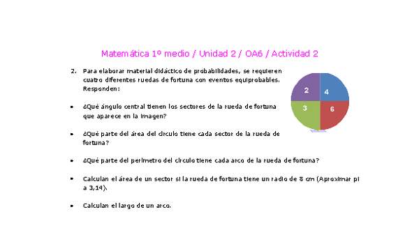 Matemática 1 medio-Unidad 2-OA6-Actividad 2