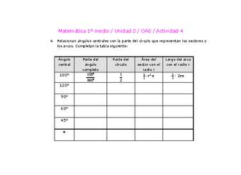 Matemática 1 medio-Unidad 2-OA6-Actividad 4