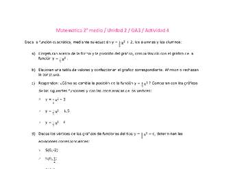 Matemática 2 medio-Unidad 2-OA3-Actividad 4