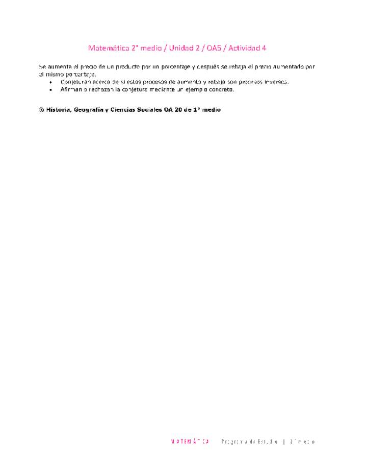 Matemática 2 medio-Unidad 2-OA5-Actividad 4