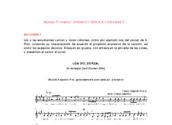 Artes Musicales 1 medio-Unidad 2-OA4;5;6-Actividad 7