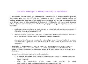 EduTec 2 medio-Unidad 2-OA5-Actividad 2