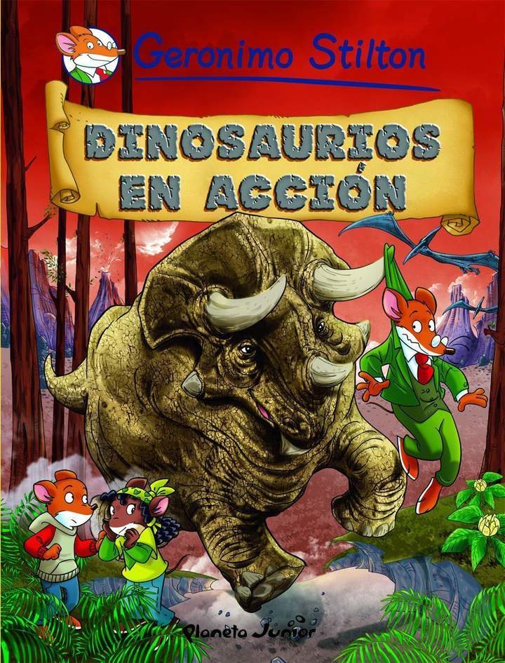 Dinosaurios en acción Cómic Geronimo Stilton 7