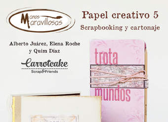 Papel Creativo 5 manos maravillosas Scrapbooking y cartonaje por Carrotcake