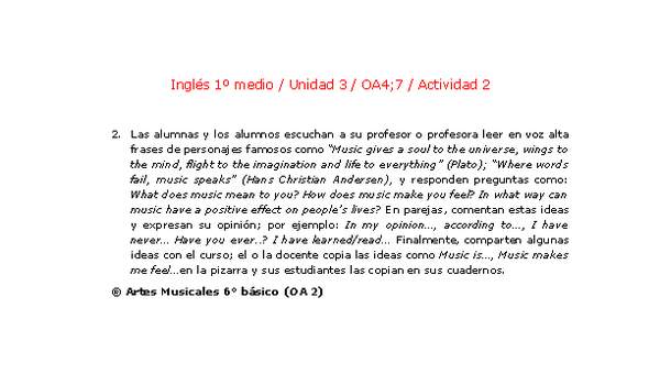 Inglés 1 medio-Unidad 3-OA4;7-Actividad 2