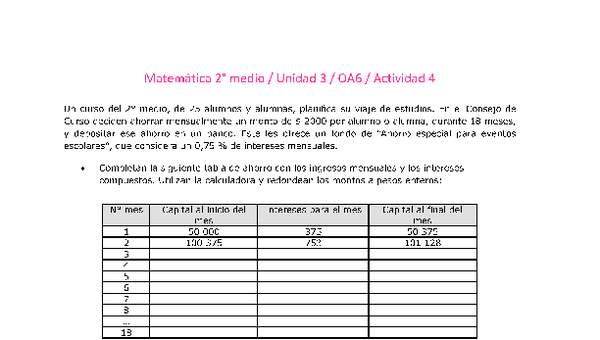 Matemática 2 medio-Unidad 3-OA6-Actividad 4
