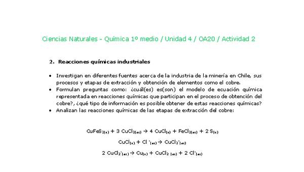 Ciencias Naturales 1 medio-Unidad 4-OA20-Actividad 2