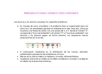 Matemática 1 medio-Unidad 4-OA12-Actividad 2