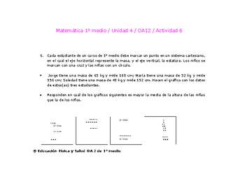 Matemática 1 medio-Unidad 4-OA12-Actividad 6