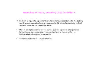 Matemática 1 medio-Unidad 4-OA12-Actividad 7