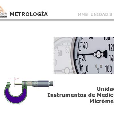 Presentación Micrómetro