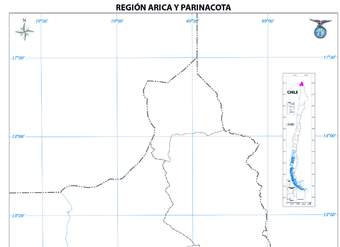 Mapa región arica y Parinacota (mudo)