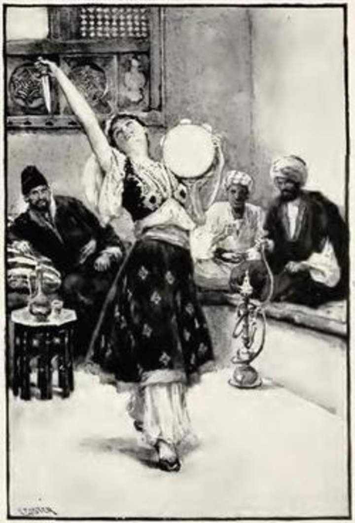 Ilustración: Danza de la esclava Morgiana