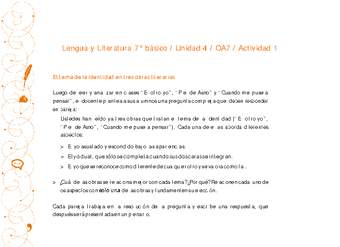Lengua y Literatura 7° básico-Unidad 4-OA7-Actividad 1