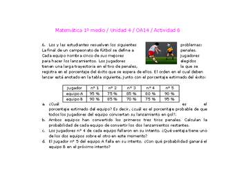 Matemática 1 medio-Unidad 4-OA14-Actividad 6