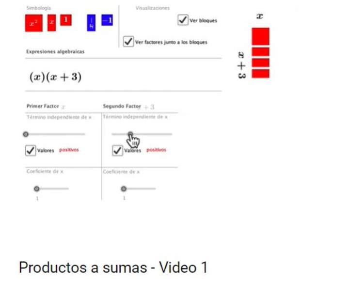 Productos a sumas - Video 1