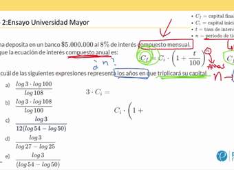 Matemática - Resolución Ensayo Nacional Universidad Mayor - 2019