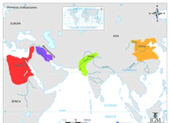 Mapa primeras civilizaciones