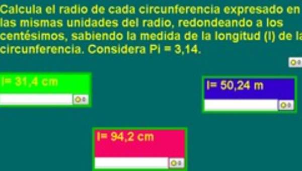 Cálculo de la longitud de una circunferencia (V)