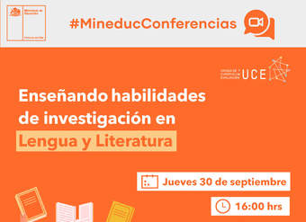 Conferencia: Enseñando habilidades de investigación en Lengua y Literatura