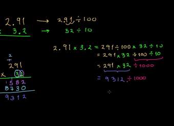 Más intuición sobre la multiplicación de decimales