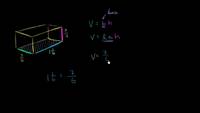 Volumen de un prisma rectangular con dimensiones fraccionarias