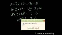 Álgebra: ecuaciones lineales 3