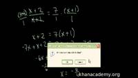 Álgebra: ecuaciones lineales 4