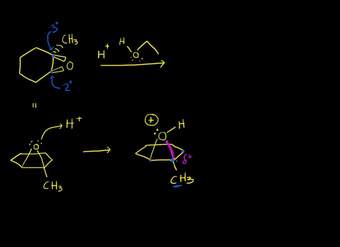 Reacciones de apertura de anillo de expóxidos catalizadas por ácido