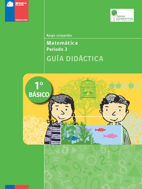 Guía didáctica para la Unidad 3, Matemática 1° básico.