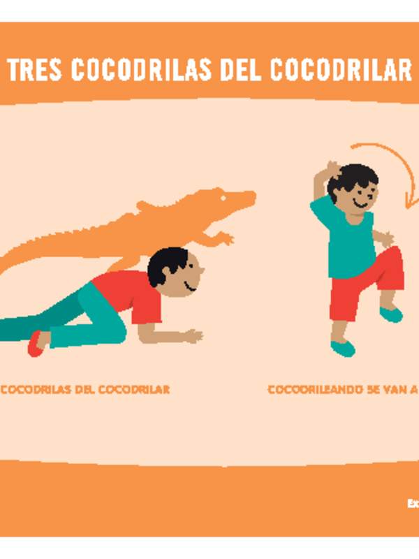 Tres cocodrilas del cocodrilar